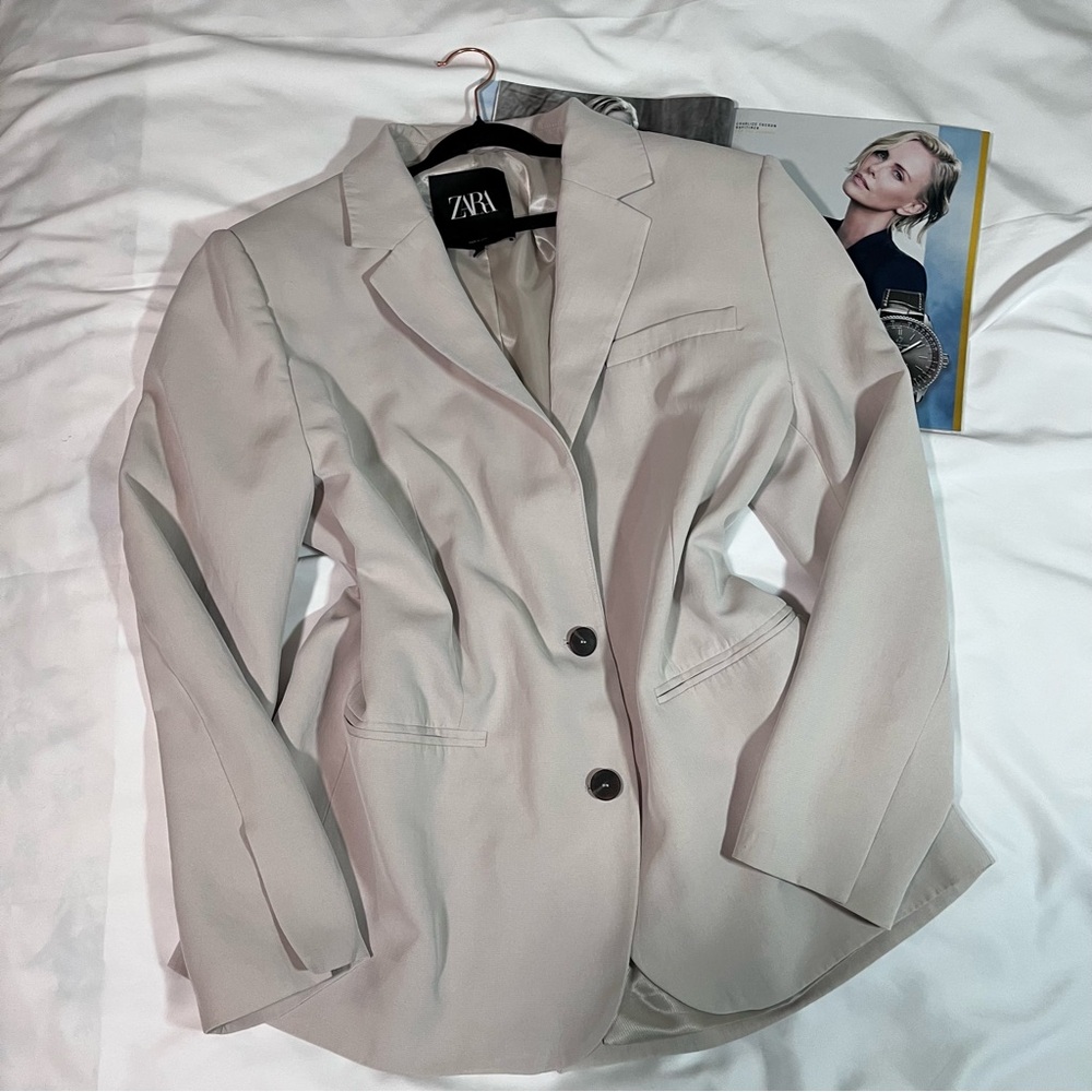 Zara Cream Blazer
